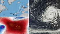 Hurikán Ophelia dosáhl 3. stupně. Žene se na Evropu, udeří už brzy!