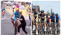 Mrazivá nehoda. Cyklista při závodě srazil divačku, ta bojuje o život