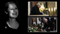Loučení s Táňou Fischerovou: Zlomený Kačer ztratil na pohřbu slova