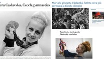Čáslavskou oplakává celý svět! O nejlepší gymnastce píší i Japonci