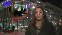 VIDEO: Muž na skútru srazil chodce během živého vstupu