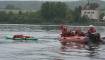 Na Slezské Hartě soutěžili hasiči ve vodním záchranářství. Dorazily i týmy z Polska