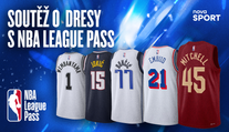 Zapojte se do soutěže a vyhrajte pět exkluzivních dresů hráčů NBA