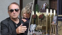 Drsní rockeři plakali nad rakví. Hvězdy se rozloučily s Oskarem Petrem