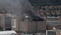 Ve Zlíně hoří bývalý baťovský areál. Hasiči vyhlásili třetí stupeň poplachu