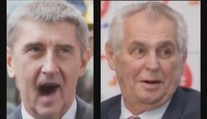 "Tohle mi přišlo SMSkou," napsal Babiš a ukázal video, kde zpívá se Zemanem