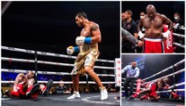 Holyfield se po deseti letech vrátil do ringu. Po dvou minutách padl k zemi
