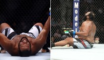 VIDEO: Stokilový zápasník předvedl povedený kop, pak slavil vtipným saltem