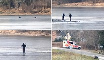 Bruslaři na Lipně hazardují, během chvíle se čtyři propadli!
