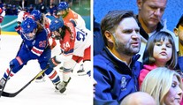 Ruská vlajka na tribuně! Češky ji nechaly sundat. Přihlížel viceprezident USA