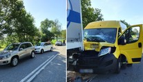 Řidič chtěl přes cestu pustit kachny, místo toho způsobil nehodu
