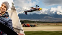 Pilot Šonka o natáčení: Řidič formule musel mít zrcátko, aby na mě viděl