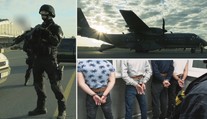 Samopaly, kukly a let do Moldavska! Policie ukázala záběry z unikátní akce