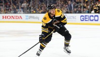 Pastrňák hattrickem pokořil Montreal. Canucks vyřadili čísla bratří Sedinů