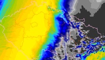 Mapa se zbarvila dočerna. Nová předpověď Moravu a Slezsko nepotěší