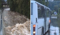 Lidé z Frýdlantska kvůli vysoké hladině řek probděli noc!
