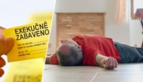Zoufalý muž hrál před exekutorem mrtvého, nechtěl přijít o majetek