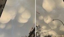 Úžasná podívaná nad Berlínem! Lidé pozorovali oblačné bubliny. VIDEO