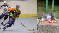 Hokejbalová extraliga se hrála pro zemřelého mistra světa!