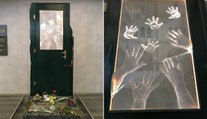 Proč?! Památník Wintonových dětí na Hlavním nádraží zničil vandal