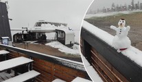 Na hřebenech hor napadl první sníh! Sněžit bude i v dalších dnech