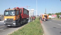 Požár kontejneru s elektroodpadem. Vzplály v něm použité baterie