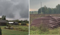 VIDEO: Polskými vesnicemi se prohnalo tornádo. Na místě hlásí škody