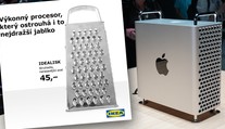 Apple představil nový počítač za statisíce. IKEA se mu vysmála