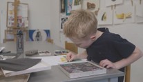 Matyáš (8) vyhrál se svým obrázkem soutěž v Japonsku. Dělal na něm zhruba měsíc