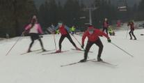 Sníh v Krkonoších přilákal první běžkaře! Zájem o tento sport roste