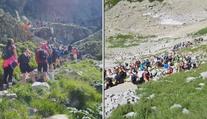 Tatry praskají ve švech! Lidé stojí ve frontách i na turistických trasách
