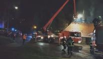 Ve Slaném začalo hořet v bývalém mlýně, zdravotníci ošetřili jednu osobu