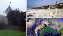 V Británii létají střechy! Ophelia už má tři oběti a míří nad pevninu