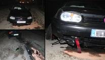 Opilec vjel, kam neměl. Zničil si auto, hrozí mu vězení! FOTO