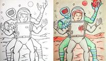 GALERIE: Když dospělí vezmou do ruky omalovánky pro děti!