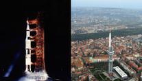 Apollo 11 znovu odstartovalo na Měsíc. Tentokrát z Žižkovské věže