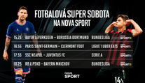Super sobota na Nova Sport! Do akce jde PSG, Schick hraje proti Dortmundu