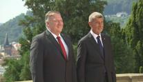 Pompeo s Babišem probral obchodní záležitosti a navštívil Miloše Zemana