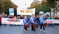 Studentské protesty ve Vídni: V centru města demonstrovaly desetitisíce lidí