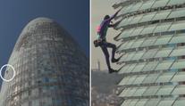 Francouzský Spider-Man bojuje proti koronaviru po svém