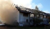 Na Pelhřimovsku hořel kravín. Vyhlásili druhý stupeň požárního poplachu