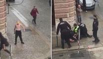 Polonahý muž se procházel se sekyrou v centru Třebíče, zadržela ho policie