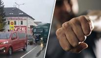 Brutální inzultace cyklisty. Kamioňák neudržel nervy na uzdě