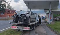 Smrt u čerpací stanice. Řidič měl zřejmě zdravotní problémy, narazil do ukazatele