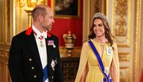Princezna Kate se ukázala v nádherné róbě. Fanoušci jsou ale zklamaní