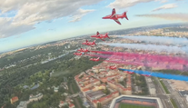 VIDEO: Fantastické záběry Prahy z kabiny pilota gripenu. Město jako na dlani