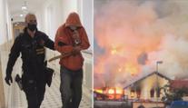Požár papírny v Košťanech má viníka. Soud poslal do vazby muže