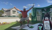 Borec na konec! Golfista trefil hole in one ve virtuálním golfu