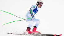 Historicky první zlato ze zimní olympiády pro Brazílii. Cinkla v obřím slalomu