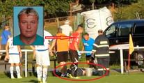 To je muž, který na fotbale srazil pěstí ženu! Trénuje místní kluky